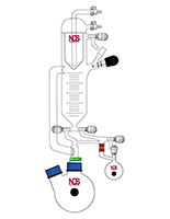 3200 Solvent Repurification Distillation Apparatus, Complete - Manufactured by NDS Technologies, Inc.