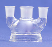 4041 Reaction Flask Top, Three Neck - Manufactured by NDS Technologies, Inc.