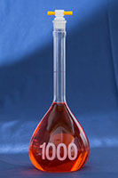 4256 Volumetric Flask, Wide Mouth with PTFE Stopper - Manufactured by NDS Technologies, Inc.