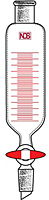 4444 Addition Funnel, Graduated, with PTFE Plug - Manufactured by NDS Technologies, Inc.