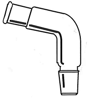 1008 Adapters, Distillation, Bent 105º - Manufactured by NDS Technologies, Inc.