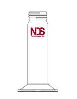 1524 Gas Wash Bottle, Angled Fritted Disc - Manufactured by NDS Technologies, Inc.