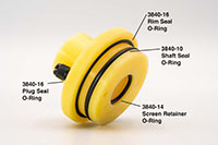 3840 O Ring Diagram for Freeze Drying Adapters