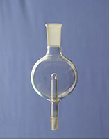 3800 Rotary Evaporator Trap, Bottom Vapor Tube - Manufactured by NDS Technologies, ndsglass.com