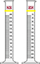 3031 Cylinder, Double Metric Scale, Class A, Graduated - Manufactured by NDS Technologies, Inc.